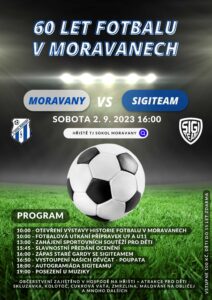 02.09.2023 – Oslavy 60 let fotbalu v Moravanech